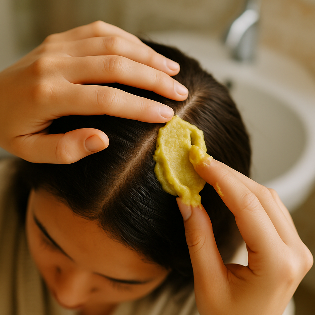 Pierre jaune I Soin purifiant naturel pour le cuir chevelu et le soin de la peau